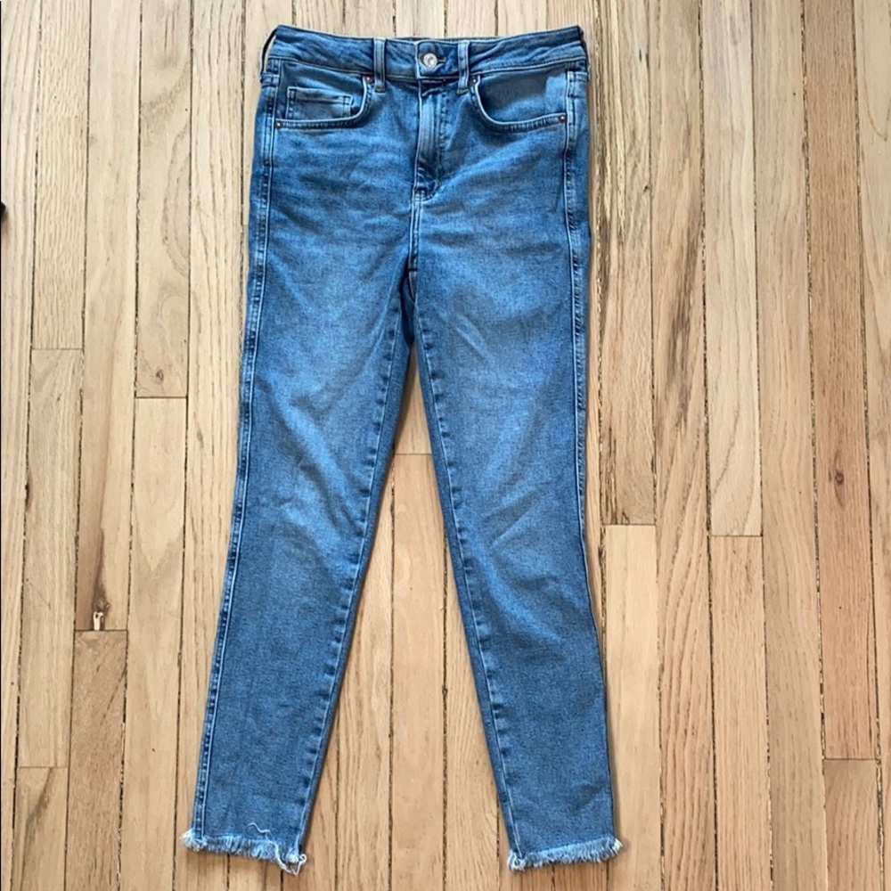 Free People high rise skinny jeans